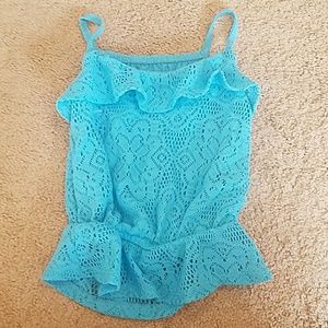 Blue toddler tank